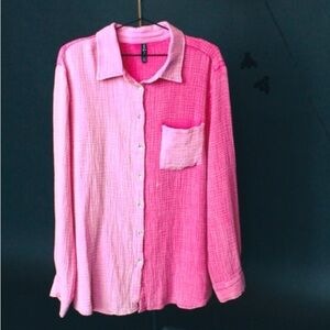 Pink Button Down Shirt